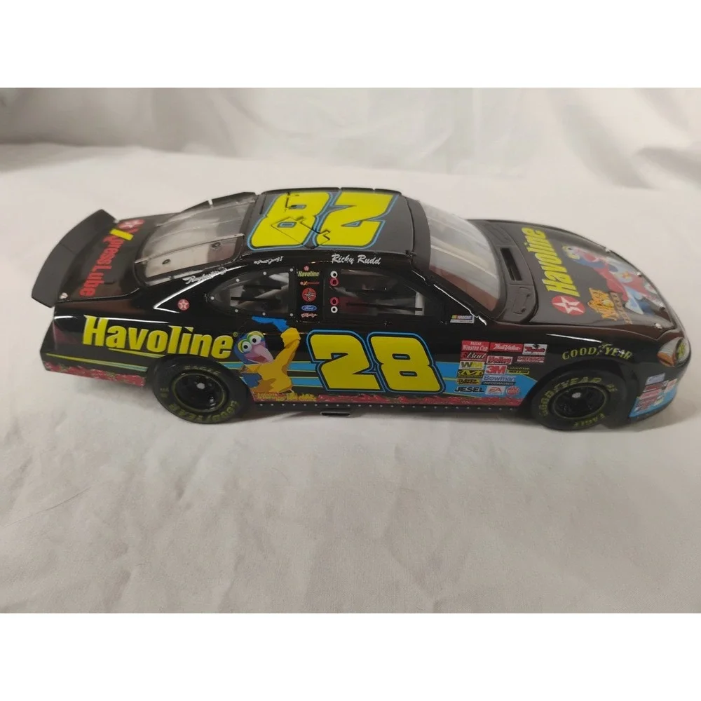 Elite RCCA Ricky Rudd 1:24 28 Havoline 25th Anniversary Muppets Car 206/804 FLAW